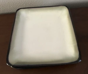 3 Sango Nova Schwarz 4932 Quadratisch Salat Mittagessen Teller Steinzeug Auslaufmodell - Bild 1 von 4