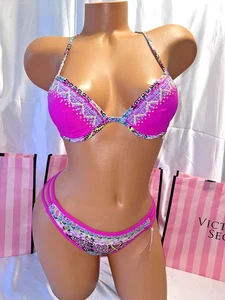 Victoria's Secret Badeanzug The Fabulous 34A Small Unterteil Mehrfarbig - Bild 1 von 4