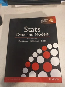 Stats: Data and Models, Global Edition 4th Edition by Richard D. De Veaux (Autho - Picture 1 of 17