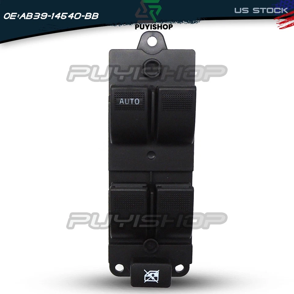 Interruptor de control de ventana para Ford Ranger PX/T6 Mazda BT-50 4 puertas 12-18 lado del conductor Foto 1 de 4