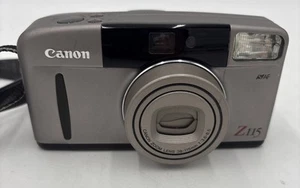 Canon Sure Shot Z115 didascalia panoramica 35 mm punta e scatta pellicola fotocamera pellicola - Foto 1 di 15