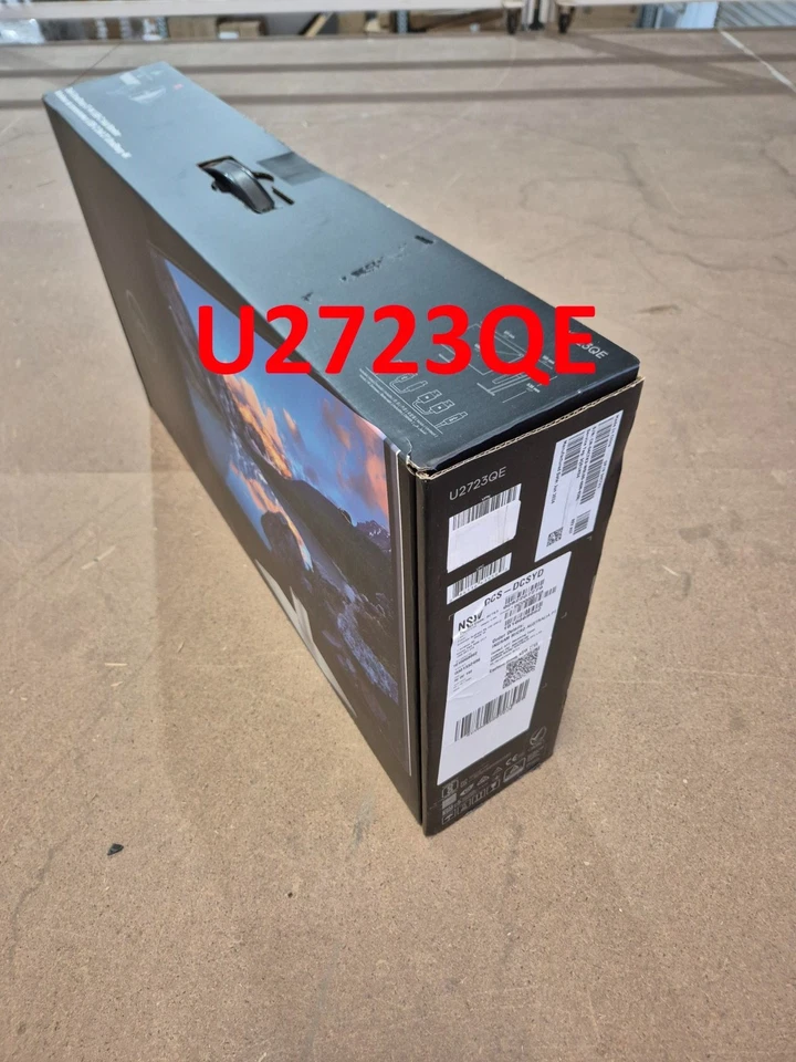 Dell UltraSharp U2723QE 27inch 4K IPS LCD Monitor - as new 3YR ADV exch warranty - image 1 of 3