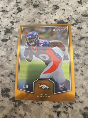 Von Miller 2011 Bowman cromo RC BCR-12 Denver Broncos como nuevo. Foto 1 de 2