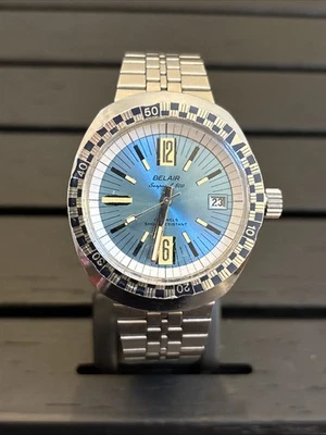 Reloj de buceo Belair Seapearl 600 vintage para hombre - cuerda manual - solo fecha Foto 1 de 4