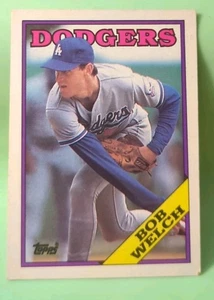 1988 Topps - Bob Welch #118 - Los Angeles Dodgers  - Picture 1 of 2