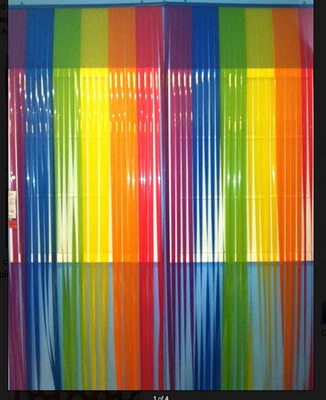 IKEA Vitaminer Arco Iris Multicolor Puerta Cortina Cortina Divisor 35x98 Nuevo Foto 1 de 4