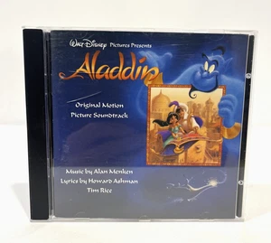 ALADDIN ORIGINAL MOTION PICTURE SOUNDTRACK CD ALBUM 1992 WALT DISNEY RECORDS - Picture 1 of 5