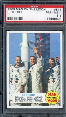 1969 Topps Man on the Moon #51 Hi There PSA 8.5 *DS15945 - Image 1 of 2