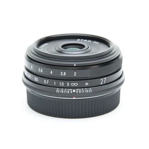 Voigtlander ULTRON 27mm F/2 Black (for Fujifilm X mount) -Near Mint- #255 - Picture 1 of 12