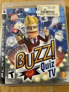 Buzz! Quiz TV (Sony Playstation 3, PS3) CIB Complete In Box! (TESTED & WORKING) - Picture 1 of 4
