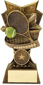 6" Tennis 3D Sport Series Trophy Personalized Free - Picture 1 of 2