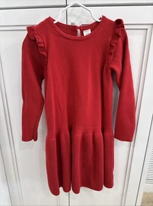 GAP Kids Red Girls Sweater Dress - Picture 1 of 4