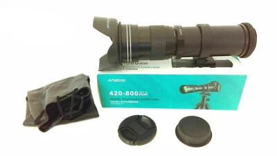 Olympus Four Thirds DSLR Digital Fit 420-800mm Super Telephoto Zoom Lens - Image 1 of 4