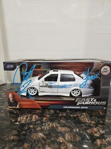 JADA FAST & FURIOUS JESSE'S VW VOLKSWAGEN JETTA  AUTOGRAPHED! - Picture 1 of 8