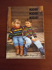 Kids! Kids! Kids! II Lane Borgoseia Knitting Leaflet Italian Sweaters 4 Children