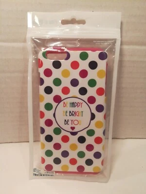 Encantadora funda Charlie Be Happy Be Bright Be You Girls lunares iPhone 6 plus Foto 1 de 4
