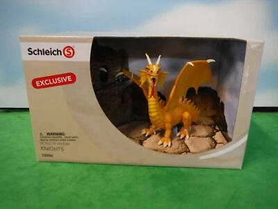 SCHLEICH DRAGÓN AMARILLO "EXCLUSIVO" #72050 CON FIGURA *NUEVO* Foto 1 de 4