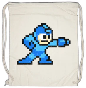 MEGA BOY Turnbeutel Man Game 16 Bit Retro Video Game Console Konsole Gamepad - Picture 1 of 1