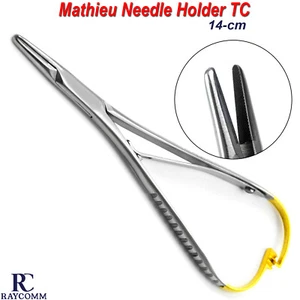 Orthodontic TC Mathieu Needle Holder Locking Forceps Dentistry Ligature Pliers - Picture 1 of 5