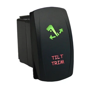 Interruptor basculante marino TILT TRIM 6M51GRM 12V LED VERDE ROJO MOMENTÁNEO agua marina... - Imagen 1 de 1