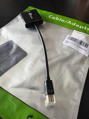 Rankie Mini DP a DVI, Mini DisplayPort (compatible con puerto Thunderbolt) a DVI Foto 1 de 3