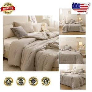 Elegante edredón King de gran tamaño 120"x98" - Perfecto para todos - Comodidad - Imagen 1 de 10
