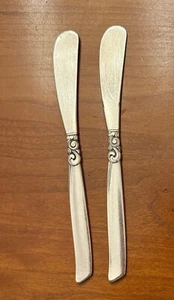 2 SÜDSEE versilbert Butterstreuer Messer Gemeinschaft 6-1/4" Paar - Bild 1 von 2