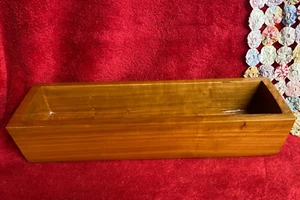 Handcrafted Extra Large Cherry Wood Rectangle Bowl - Picture 1 of 5