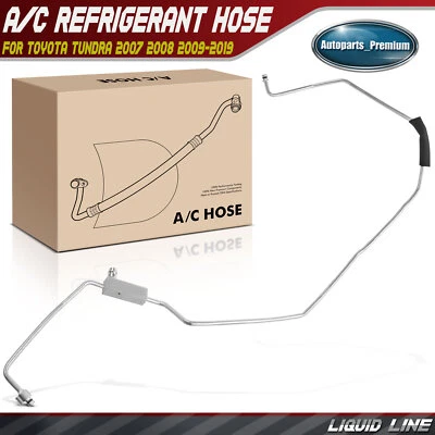 Línea de líquido de manguera de refrigerante de aire acondicionado para condensador a evaporador Toyota Tundra 07-19 Foto 1 de 4