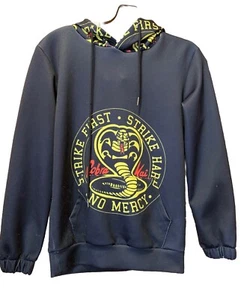 Cobra Kai Youth Small Hoodie Sweatshirt Karate Kid Performance Fabric Feel *Flaw - Picture 1 of 5