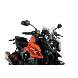 CUPOLINO NAKED N.G. SPORT PUIG PER KTM DUKE 990 R 2024 > 2025 TRASPARENTE 21995W - Foto 1 di 1