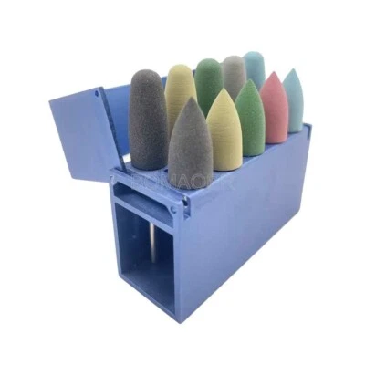 1PC Dental Burs holder opening burs drill disinfection 15holes for HP bur Block - Image 1 of 3