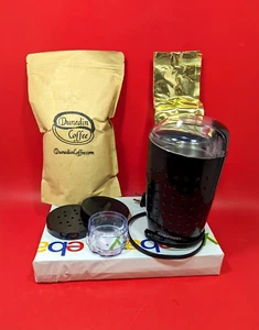 Chefman Electric Coffee Grinder Blk One Touch Grinds Beans, Herbs & Spice Bundle - Picture 1 of 9