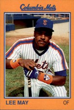 1989 Columbia Mets Grand Slam #15 Lee May Jr Cincinnati Ohio OH Baseball Card