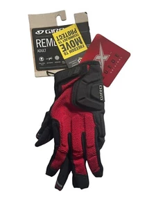 Giro Remedy X II Cycling Gloves Small Unisex Red Black Moisture Wicking Padded - Picture 1 of 7