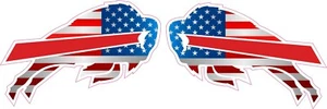 Buffalo Bills Flag Mini Helmet Decal - Picture 1 of 2