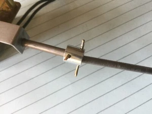 vintage cleveland electric neon clock time set rod adapter joint with pins new  - Imagen 1 de 5