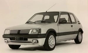 Sehr seltene Pressemappe 1984 Peugeot 205 GTI Press Kit Pressemape - Bild 1 von 6