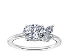 0.70 Ct Beautiful Solitaire IGI Lab Grown Diamond 14K White Gold Rings For Women