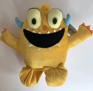 Kohl's Monster "Don't Play with your Food" Plush Stuffed 11" Tall Book Character - Picture 1 of 10
