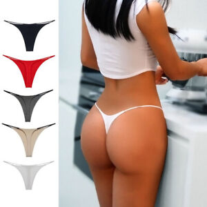 Womens Sexy Thongs G-string Low Waist Brief Knickers Lingerie Underwears Comfort