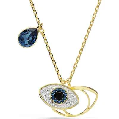 Colgante Swarovski Symbolica, Mal de Ojo, Azul, Chapado en Oro 5692178 Foto 1 de 2