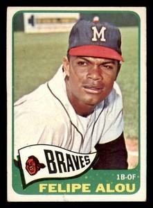1965 Topps Baseball #383 Felipe Alou VG *d2