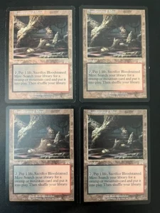 MTG- Bloodstained Mire x4 - Onslaught - Picture 1 of 2