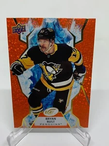 21-22 Bryan Rust Pittsburgh Penguins UD Ice Orange #2 - Imagen 1 de 2
