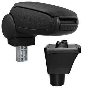 Für Ford Fiesta VIII MK8 2017- Mittelarmlehne Armlehne KOMPLETT Textil Schwarz - Picture 1 of 7