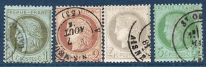 SERIE DE TIMBRES N° 50-53 OBLITERES TRES BEAUX - LOT #03 - Imagen 1 de 1