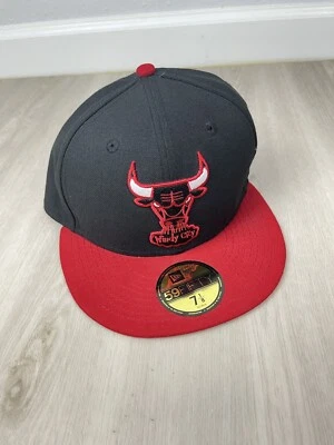 Sombrero ajustado Chicago Bulls New Era talla 7,5 bordado retro logotipo de Chicago NUEVO Foto 1 de 4