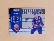 2010-11 Panini Limited Retired Numbers #5 Brett Hull #/199 St Louis Blues 