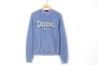 Vintage Dsquared2 Sweatshirt Mens Blue Crewneck Made In Italy Logo Size M Rare